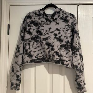 Hooded Tie-Dye Crop